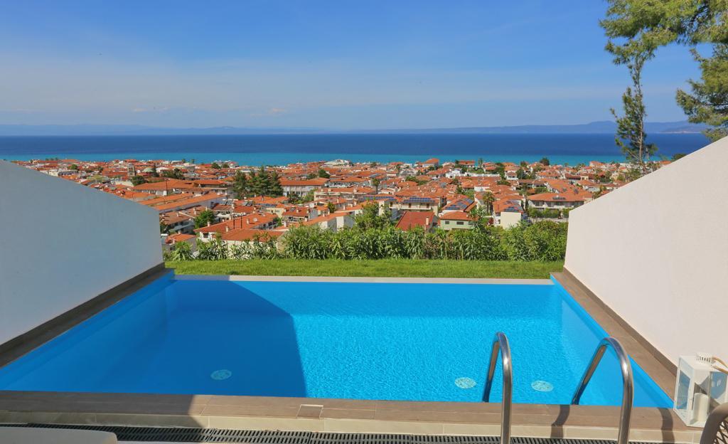 Alia Palace Hotel & Villas Pefkochori Bagian luar foto